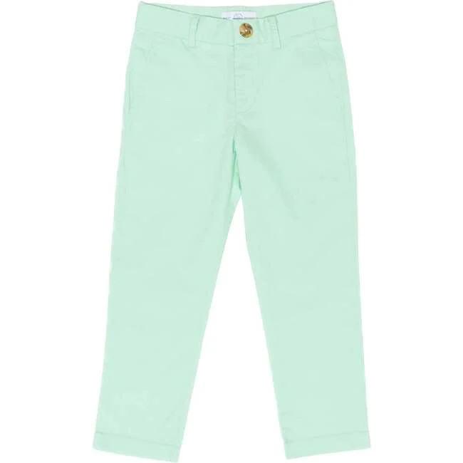 Bradford Trousers, Mid Ocean Mint | Maisonette