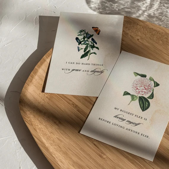 Aesthetic Printable Affirmation Cards for Teens  - Etsy | Etsy (US)