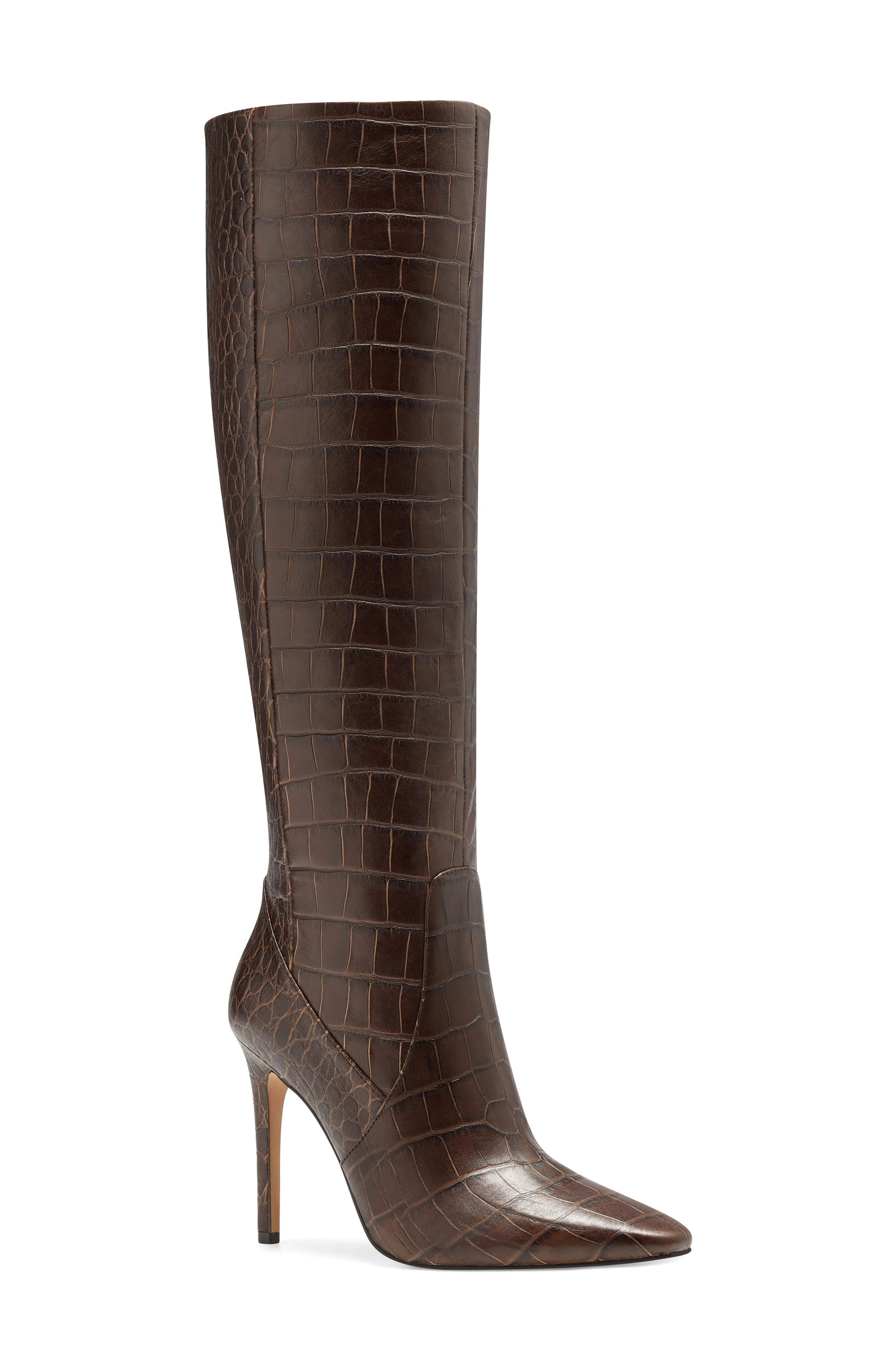 Women's Vince Camuto Fendels Knee High Boot, Size 6 M - Brown | Nordstrom
