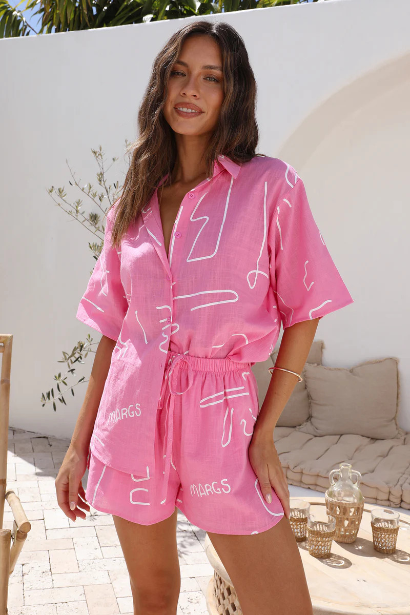 Drinks On Me Set Pink | Fortunate One