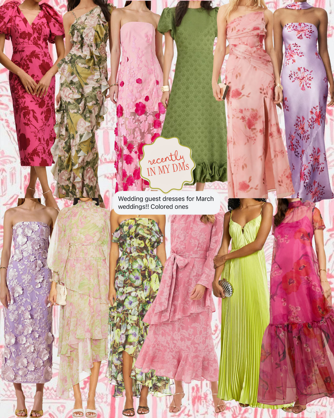  

 Early spring wedding guest dresses! 


#LTKWedding