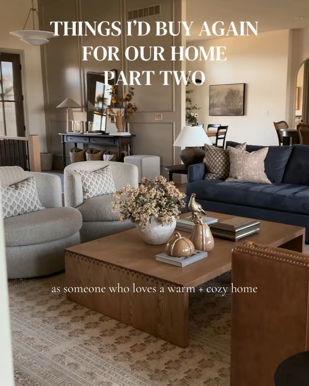 Part two of the pieces I still love living with 🤎 From the spindle bed and woven baskets that hide everyday clutter to the pendants, my every-morning coffee mug, and the coffee table with its warm wood and scalloped detail—these are things I’d choose again without hesitation.

#LTKHome