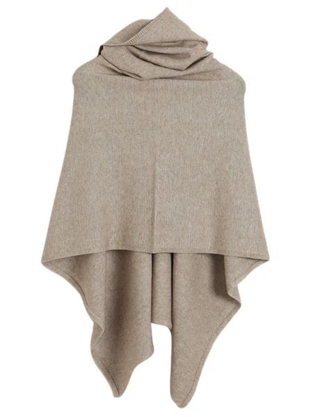 'Daphne' Cowl-neck Poncho (6 Colors) | Goodnight Macaroon