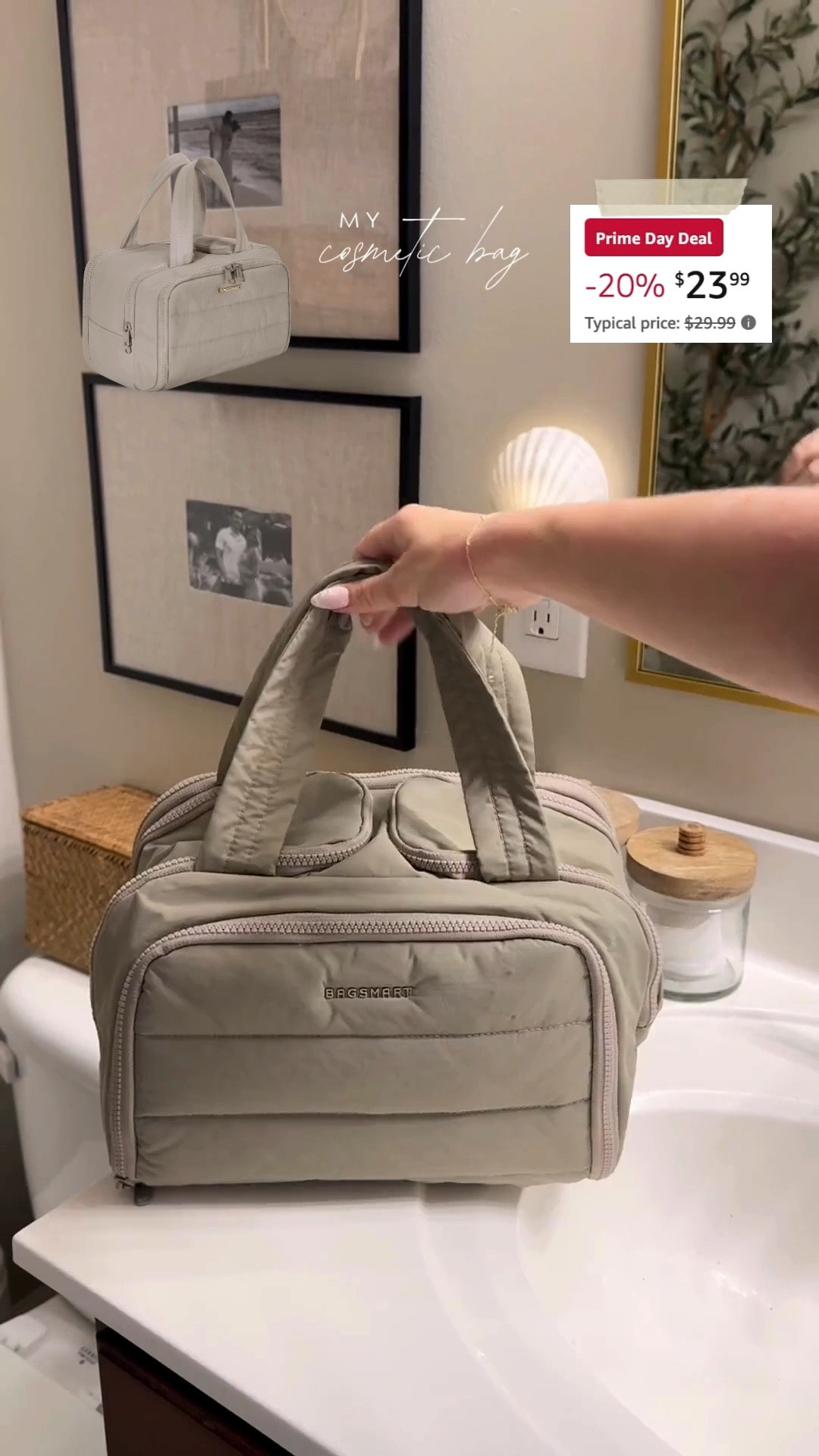 The only travel cosmetic bag you’ll everrrrr need ✈️ [and it’s on #PrimeDay sale!!!]

#LTKFindsUnder50 #LTKTravel