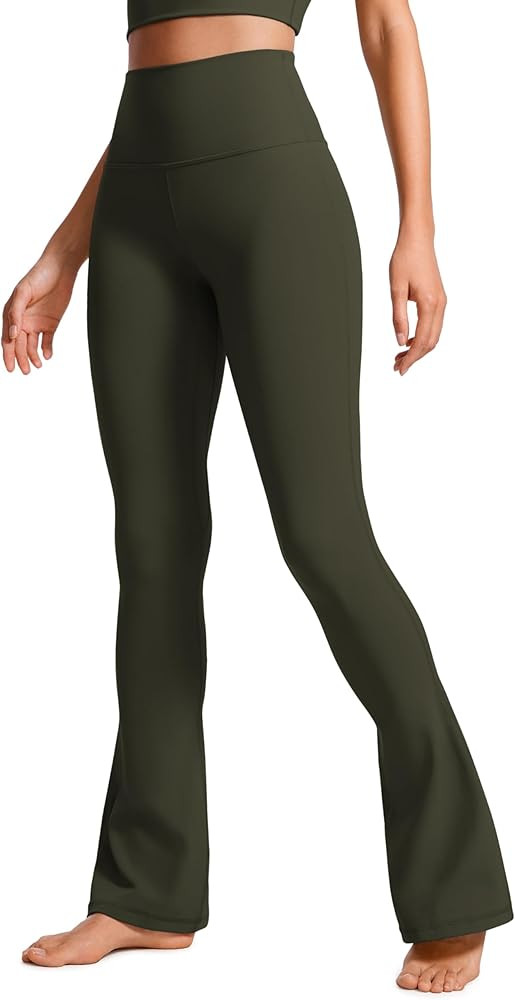 CRZ YOGA Butterluxe Mini Flared Leggings 30"/31.5"/33'' - High Waist Bootcut Casual Lounge Women ... | Amazon (US)