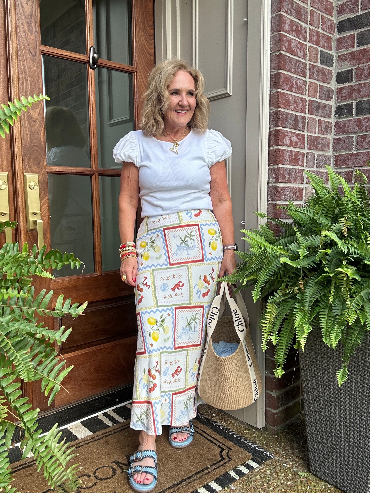 This skirt is available on asos. I’m wearing a small petite. Petites aren’t available now. But had to share I love it so!!!

Chloe purse summer outfit summer skirt 

#LTKSaleAlert #LTKFindsUnder100 #LTKOver40