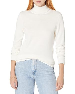 Amazon Essentials Women's Classic-Fit Lightweight Long-Sleeve Turtleneck Sweater (Available in Pl... | Amazon (US)