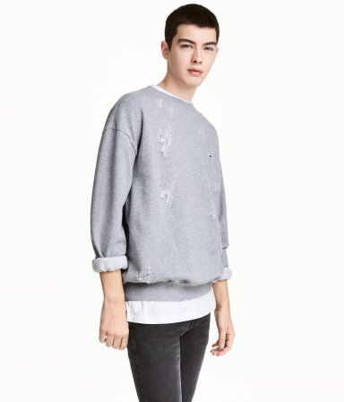H&M Trashed Sweatshirt $14.99 | H&M (US)