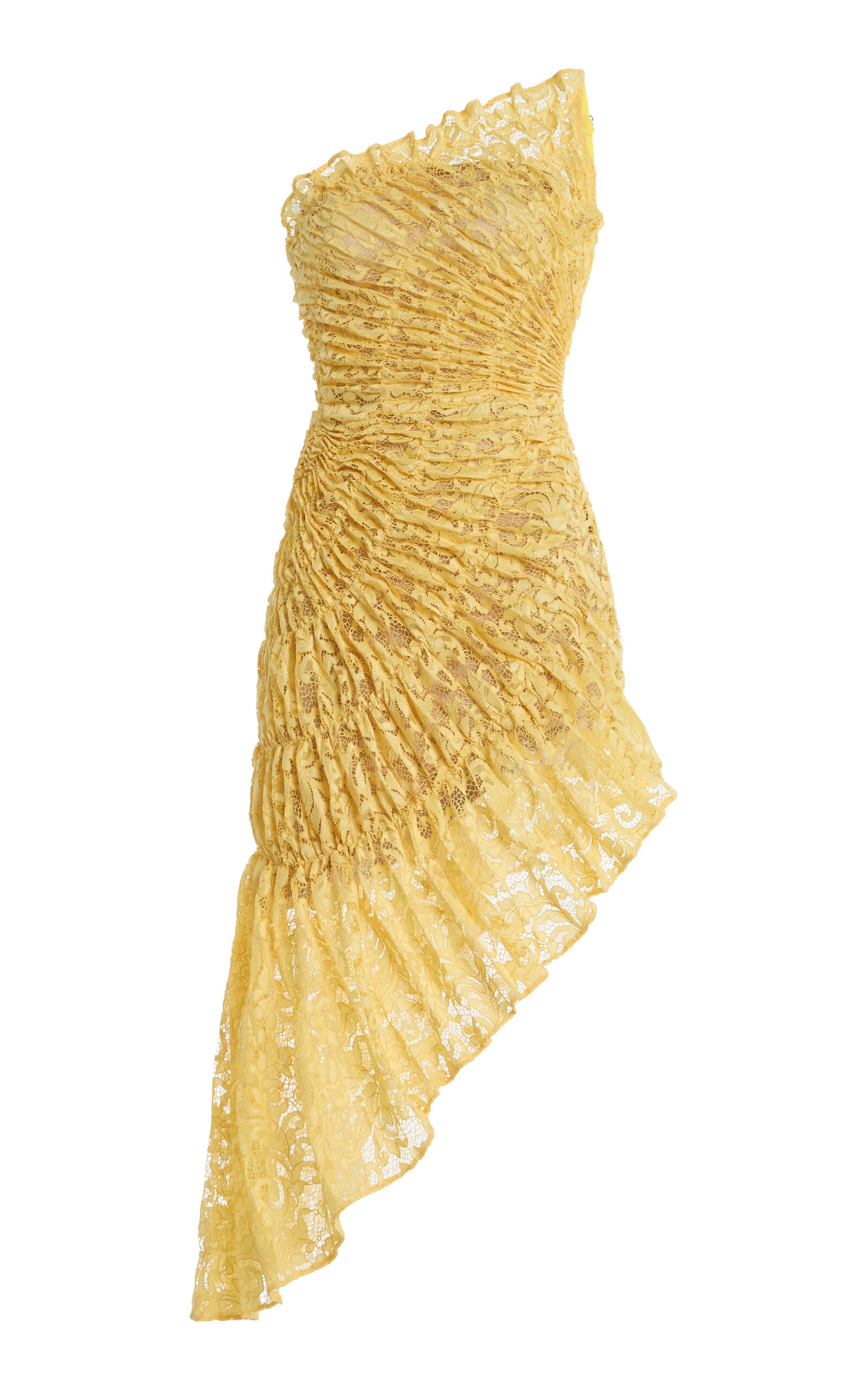 GEORGIA HARDINGE - Utopia Lace Maxi Dress - Yellow - UK 4 - Moda Operandi | Moda Operandi (Global)