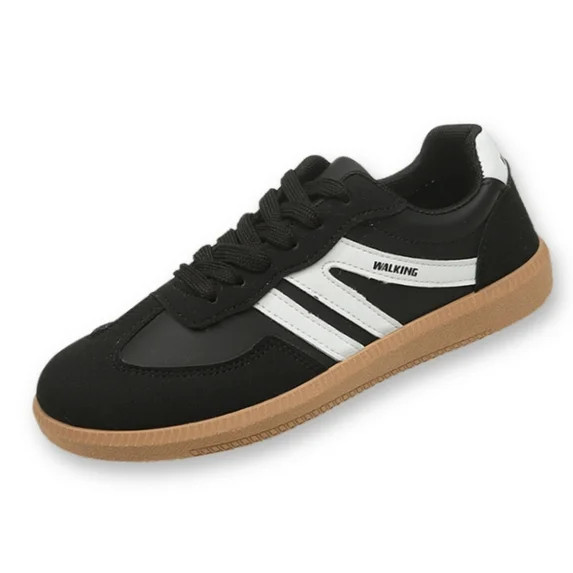 BERANMEY Women's Retro Fashion Sneakers Comfortable Casual Anti Slip Platform Low-Top Sneakers La... | Walmart (US)