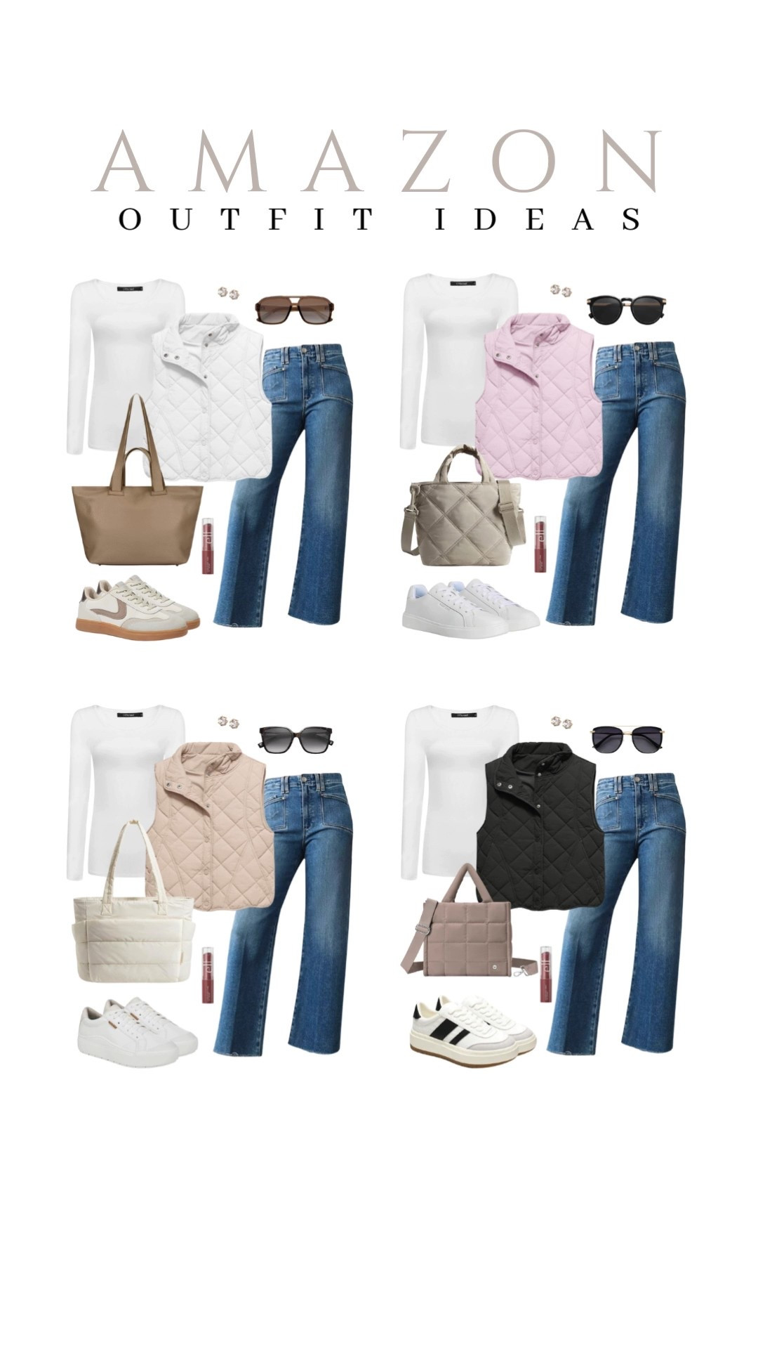 Cute, cozy, and ready for anything in my puffer vest and sneakers!
white sneakers, basic long sleeve shirt, elf lip balm, puffer crossbody bag, beauty finds, affordable fashion, trendy look, viral products, casual outfit idea, how to style, ways to style, spring style, amazon fashion, affordable style, spring outfit idea

#LTKU #LTKootd #LTKSeasonal