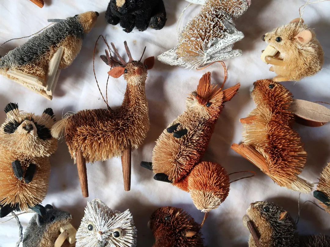 WOODLAND ANIMAL Ornaments - Vintage Figurines Choice Bear Deer Squirrel Bunny Beaver - Bottle Bru... | Etsy (US)