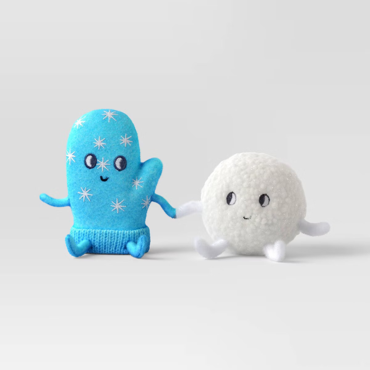 Felt Mitten and Snowball Duo Christmas Figurine - Wondershop™ | Target