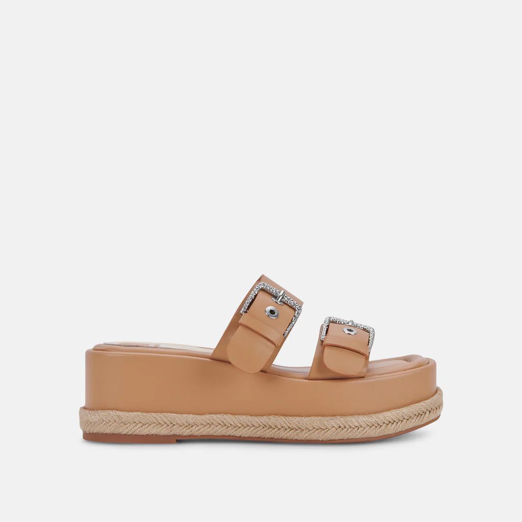 CANYON SANDALS TAN LEATHER | DolceVita.com