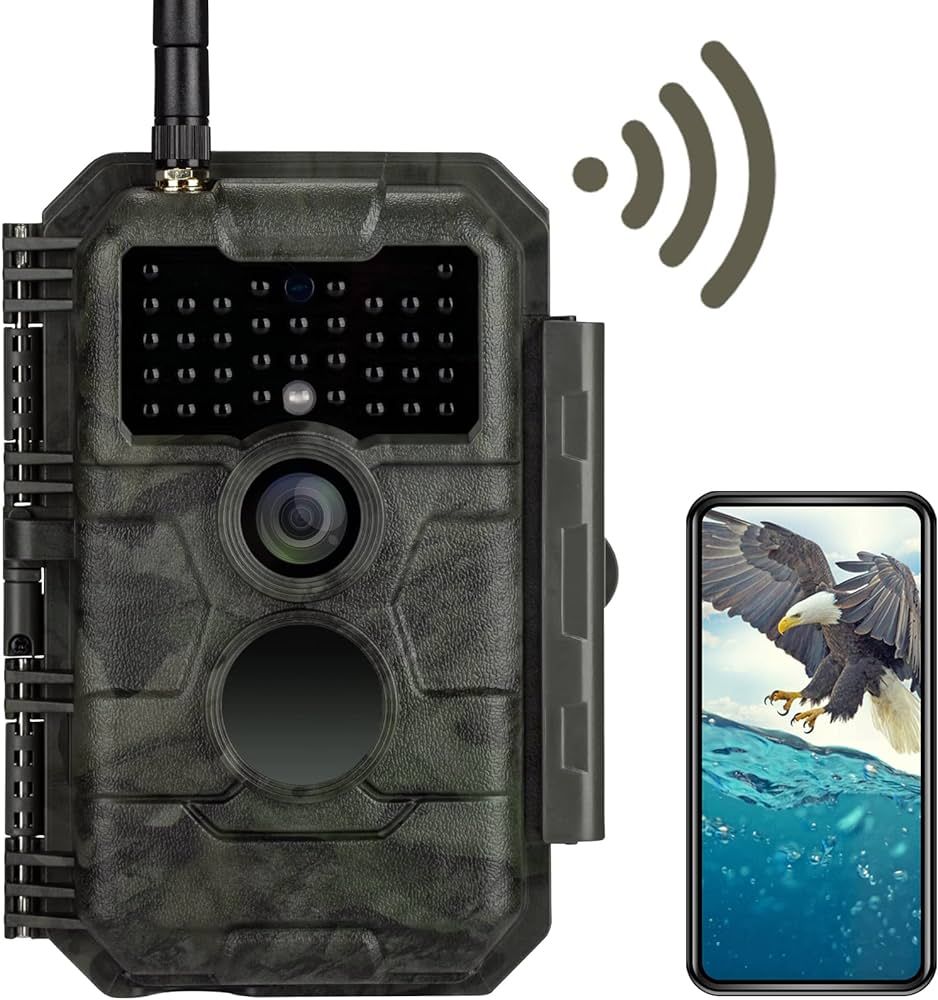 GardePro E6 Trail Camera WiFi 32MP 1296P Game Camera with No Glow Night Vision Motion Activated W... | Amazon (US)