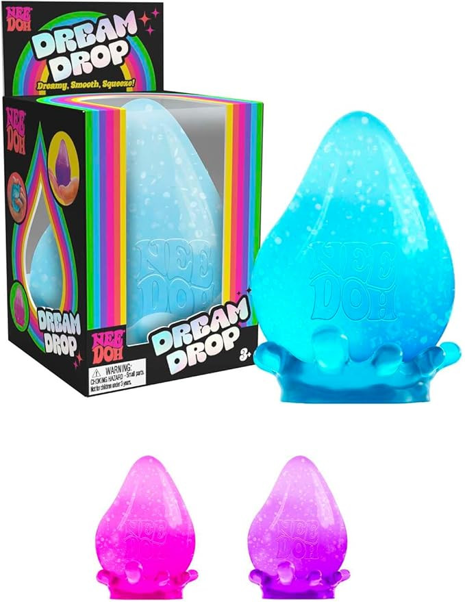 Schylling NeeDoh Dream Drop - Sensory Squeeze Toy with Dreamy Smooth Squeeze - 3" Tall - Color Ma... | Amazon (US)