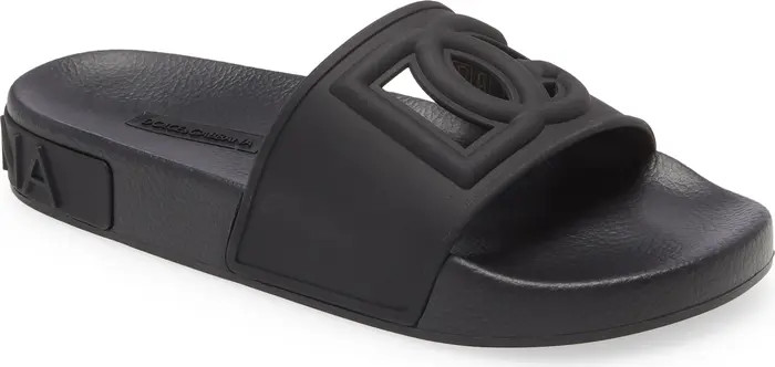 Dolce&Gabbana Beachwear Cutout Slide Sandal | Nordstrom | Nordstrom