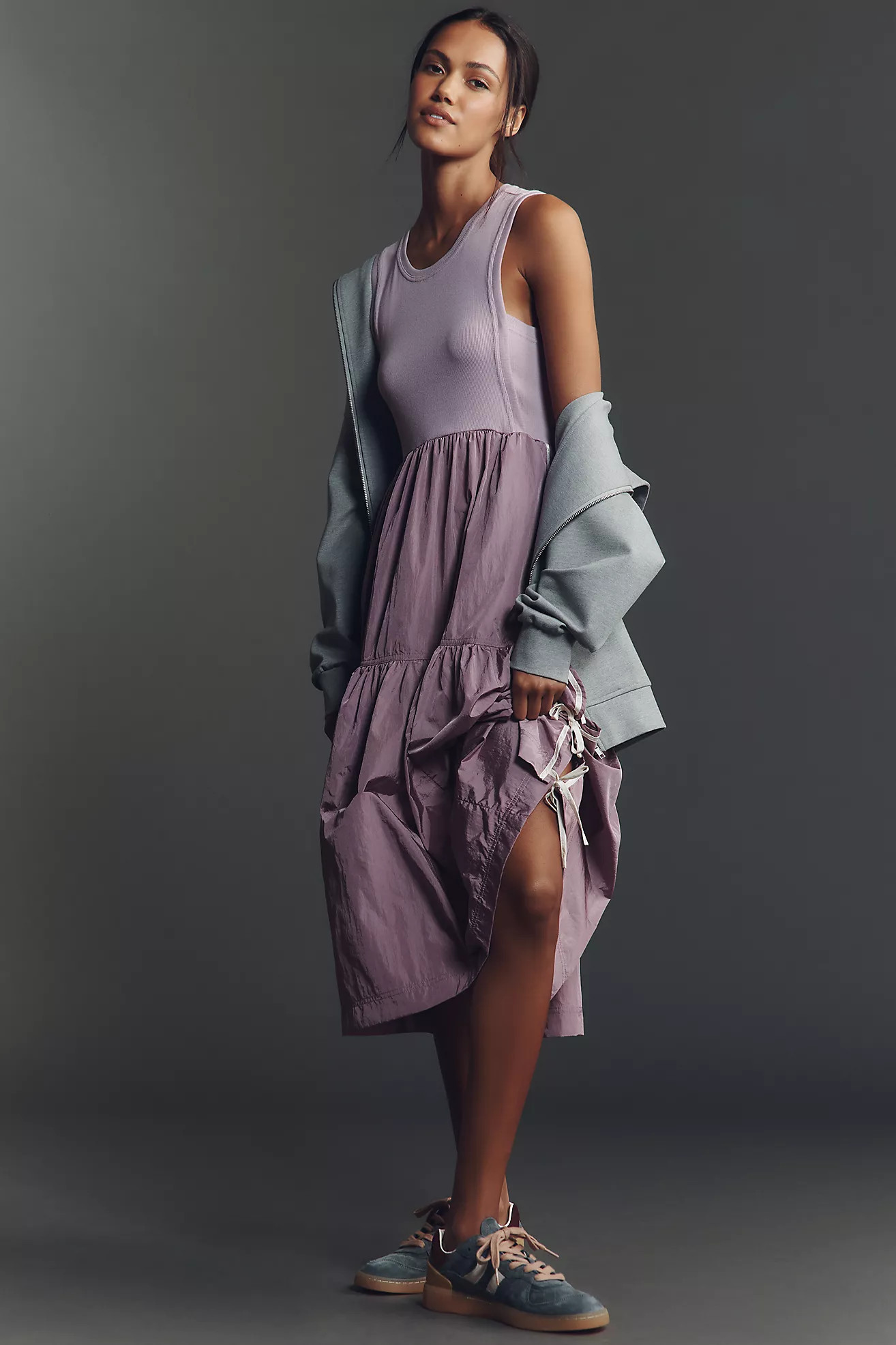 Daily Practice Bowline Sleeveless Midi Dress | Anthropologie (US)