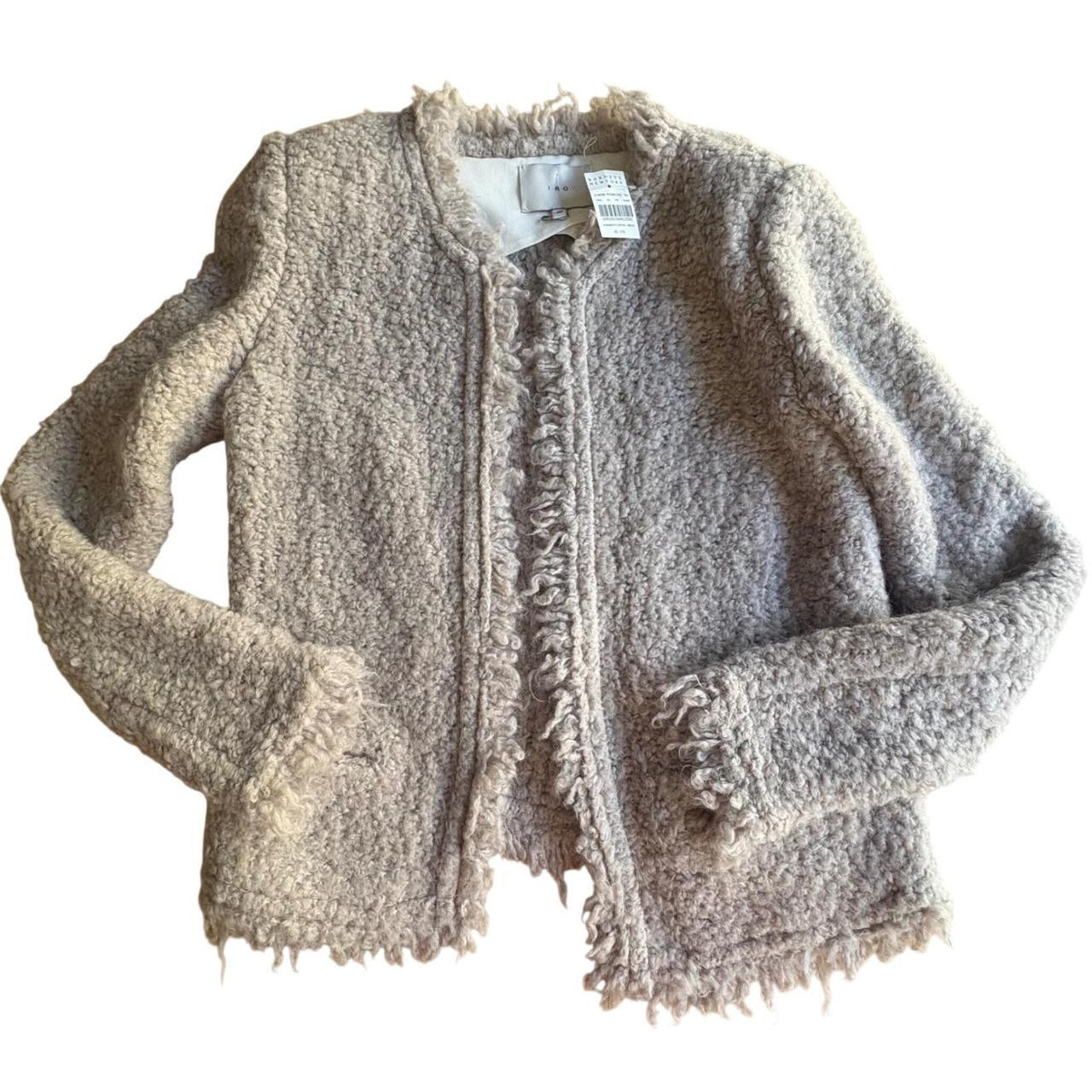 IRO Women's Blazer Jacket - Tan - M | Depop US