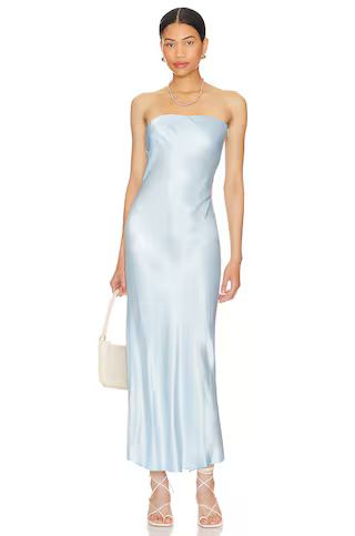 SNDYS X Revolve Angel Strapless Midi Dress in Light Blue from Revolve.com | Revolve Clothing (Global)