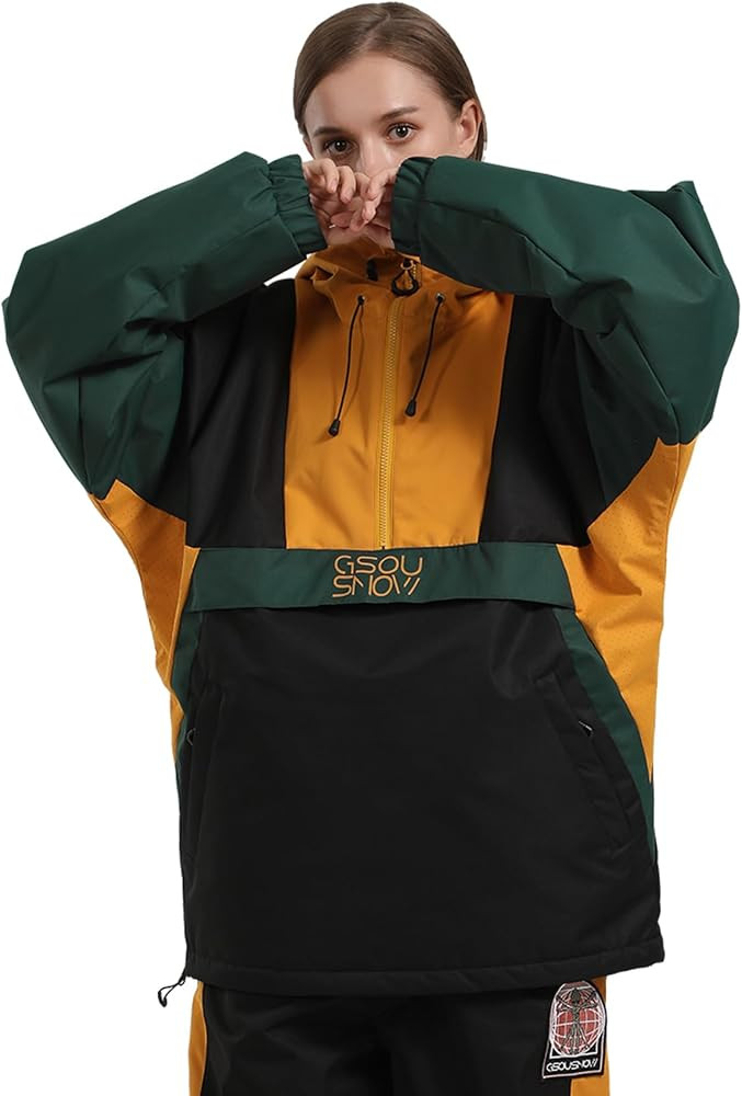 GSOU SNOW Women Ski Jacket Snow Coat Waterproof Windproof Snowboarding Jacket Coat Insulated Warm... | Amazon (US)