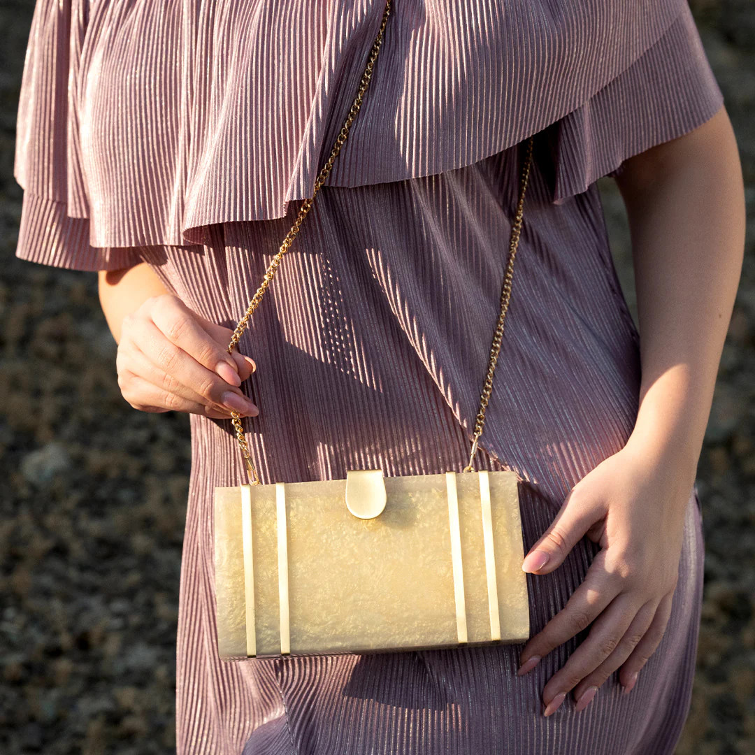 Golden Opulent Clutch | Auvré Lifestyle