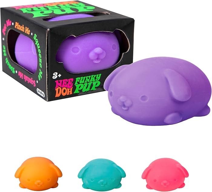 Schylling NeeDoh Funky Pups \u2013 Squishy Sensory Toy \u2013 Soft Dough Filling \u2013 Color May... | Amazon (US)
