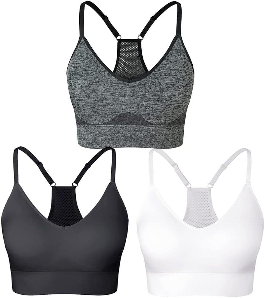 SEGRILA Soutien-Gorge de Sport rembourré Dos Nageur pour Femme avec Bretelles réglables | Amazon (FR)