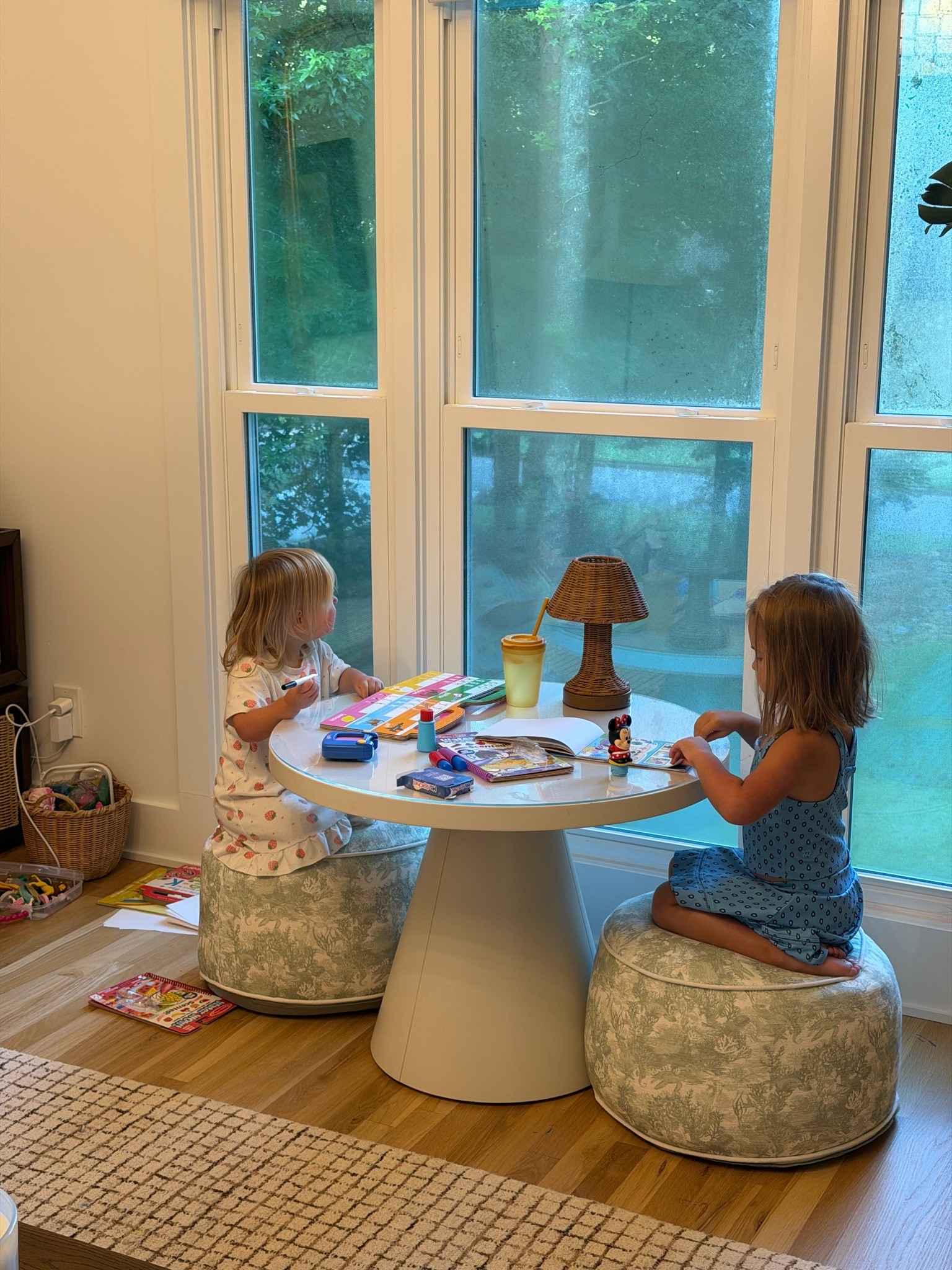 Kid’s table setup!