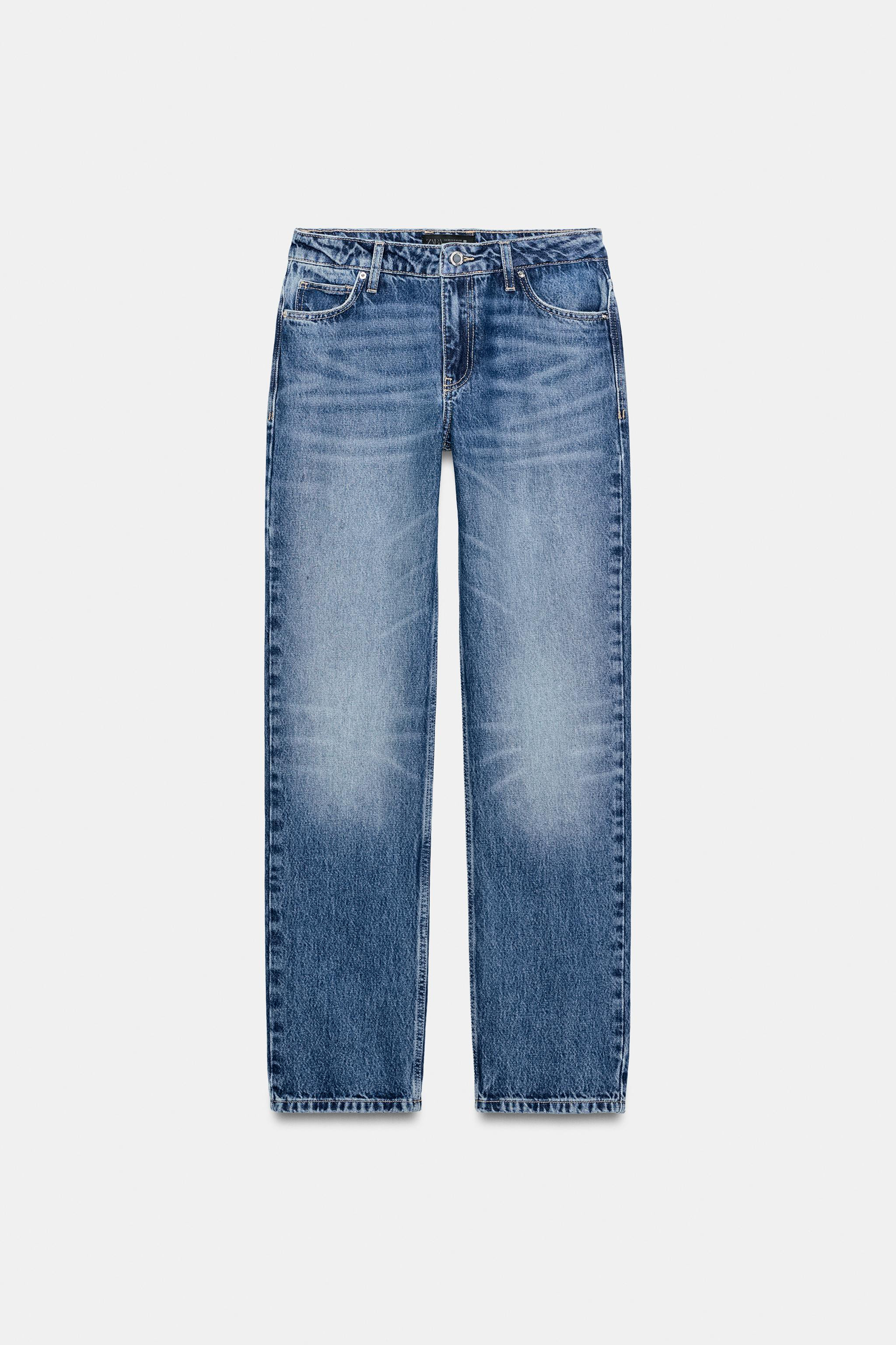 Z1975 STRAIGHT LOW-RISE FULL LENGTH JEANS | Zara UK