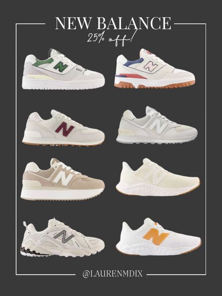New balance 25% off Black Friday sale! @newbalance new balance sneakers! New balance 550, 574, running shoes, dad sneakers. 

#LTKfindsunder100 #LTKsalealert #LTKCyberWeek