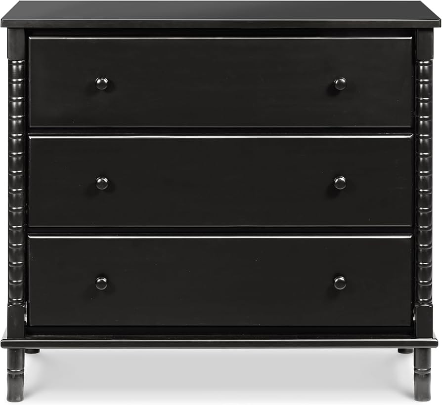 Davinci Jenny Lind Spindle 3-Drawer Dresser in Ebony | Amazon (US)