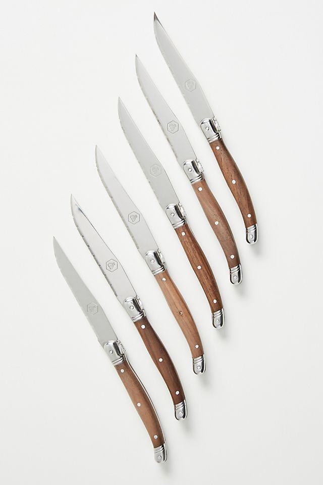 Laguiole Steak Knives, Set of 6 | Anthropologie (US)