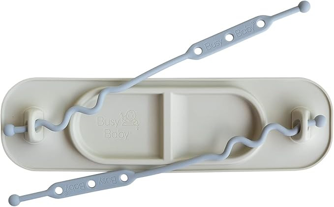 BUSY BABY MAT | Silicone Mini Suction Placemat for Babies & Toddlers with Adjustable Tethers to A... | Amazon (US)