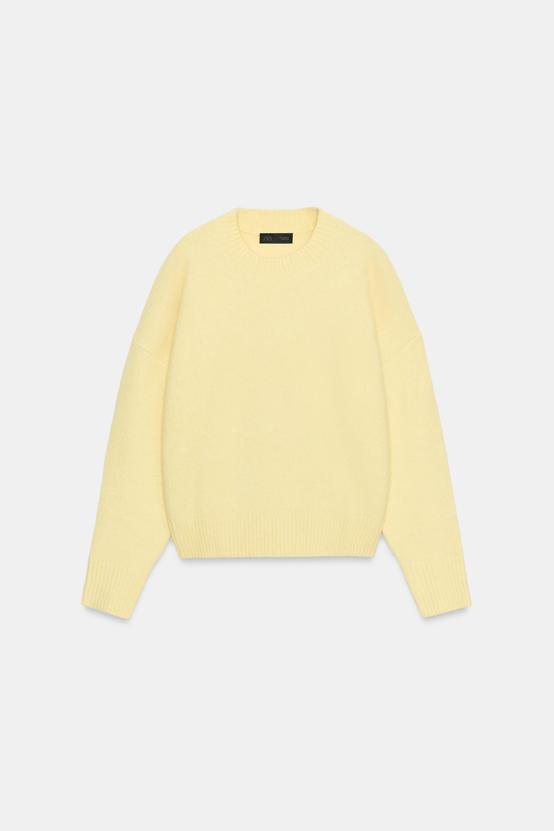 Zara - Soft-Knit Jumper - Taupe Gray - M - Woman | Zara US