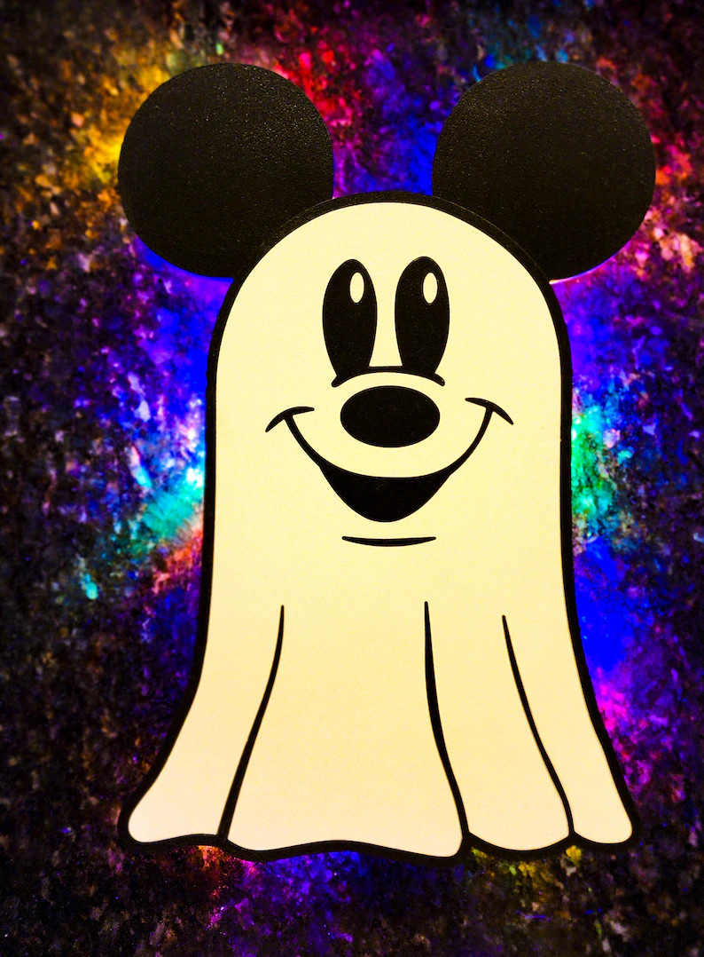 Customized Wooden Light Up Mickey and Minnie Ghost Magnet - Disney Cruise Magnet- Disney Cruise W... | Etsy (US)