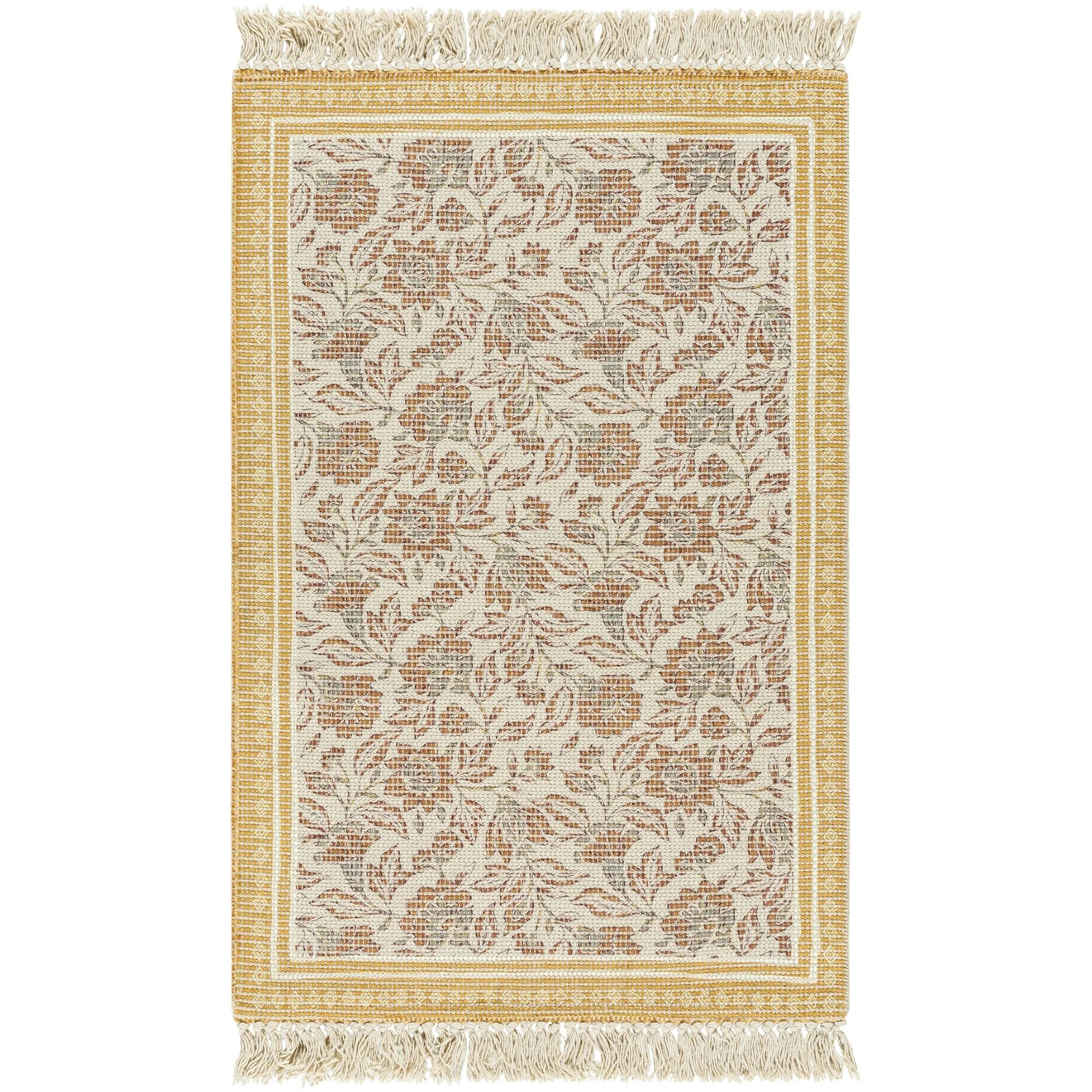 Better Homes and Gardens Yellow Floral Accent Rug | Walmart (US)