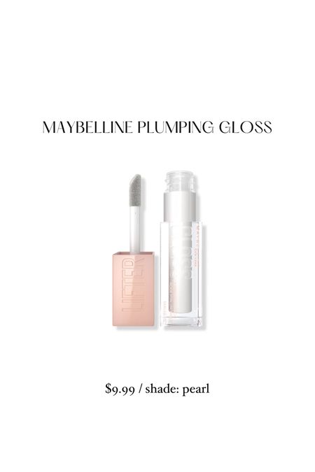 My plumping gloss! Comes in so many fun shades, I love the clear pearl shade for over my lipstick :) 
