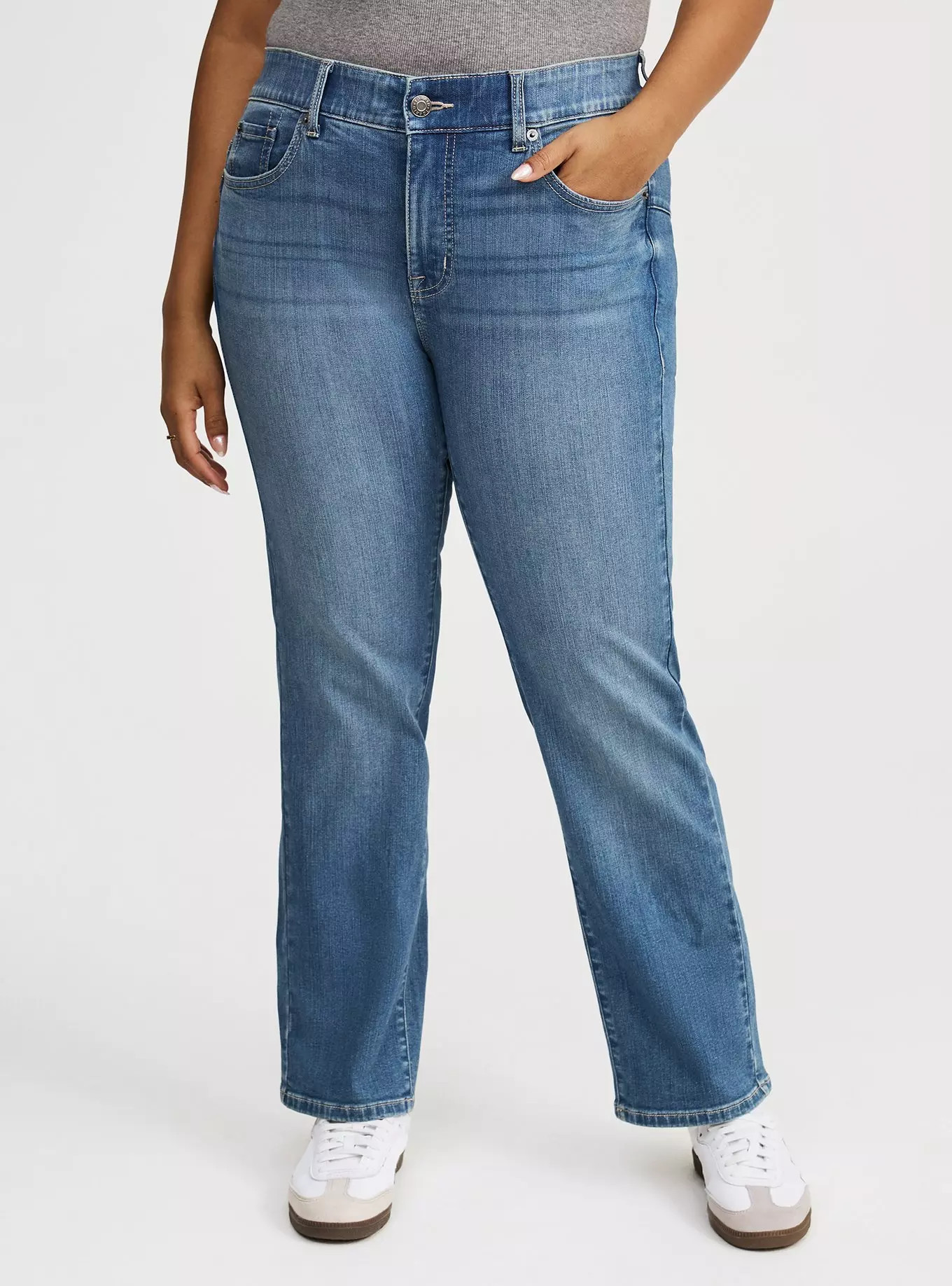 Bombshell High-Rise Straight Jean | Torrid (US & Canada)