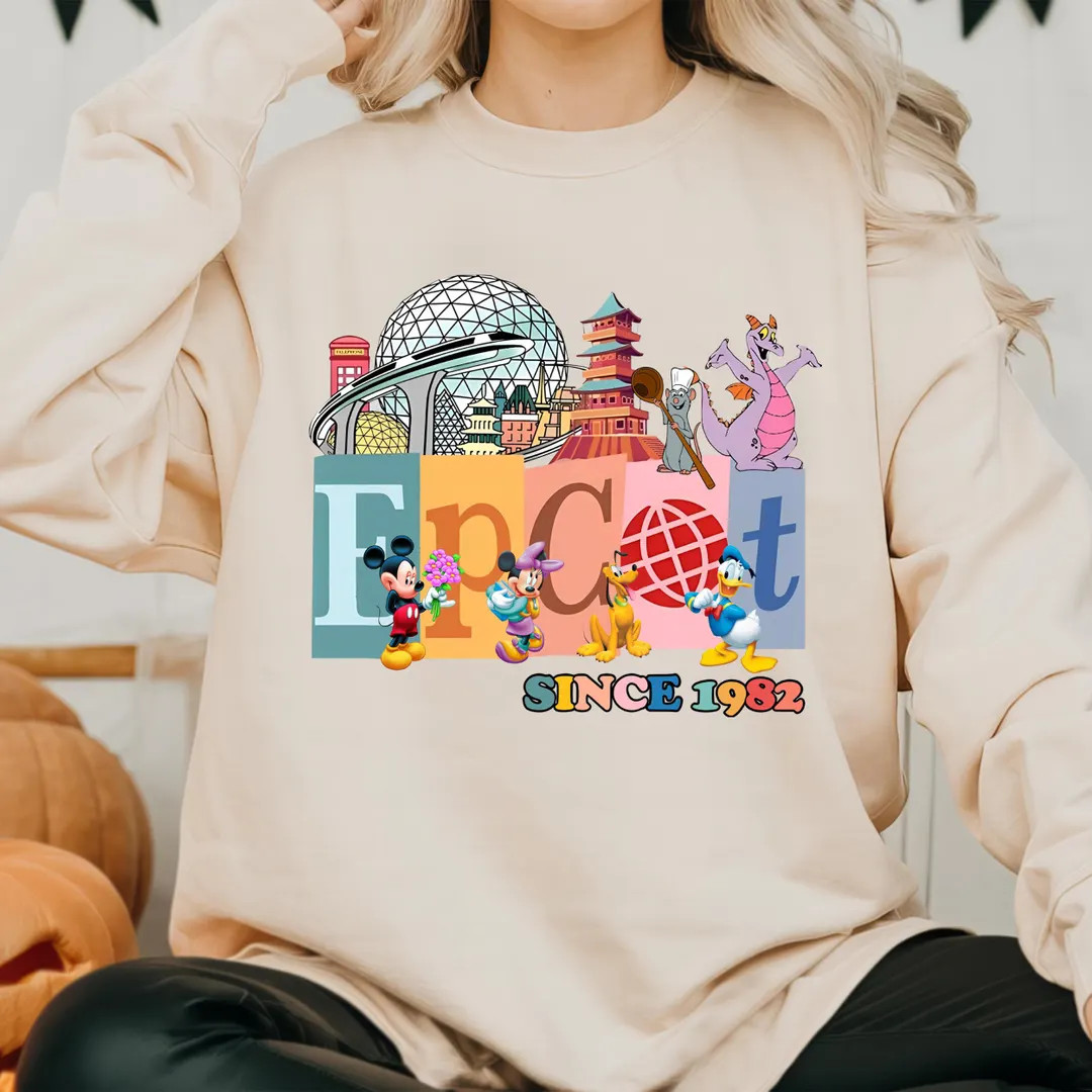 Disney Epcot Shirt, Vintage Epcot Shirt, Disney World Traveler Tee, Mickey and Friends Shirt, Ret... | Etsy (US)
