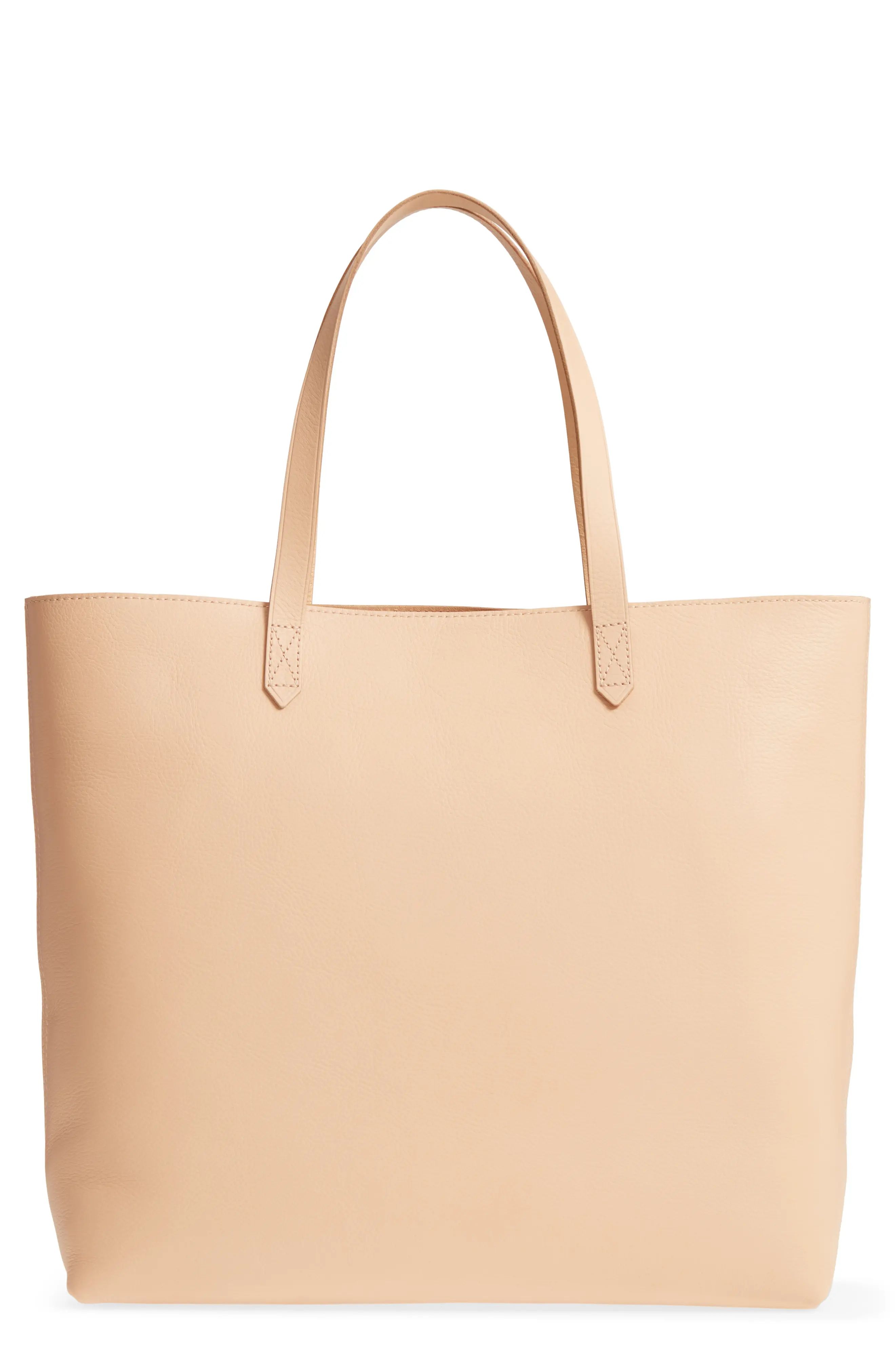 Madewell Zip Top Transport Leather Tote | Nordstrom