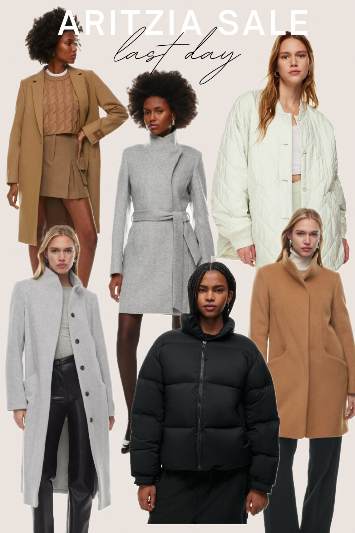 Last day of the aritzia sale!! I love these wool coats and puffer jackets!

#LTKsalealert #LTKstyletip #LTKworkwear