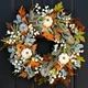17.7"Fall Wreaths for Front Door-Thanksgiving Harvest Wreath with Pumpkins Maple Leaves Fall Wrea... | Walmart (US)