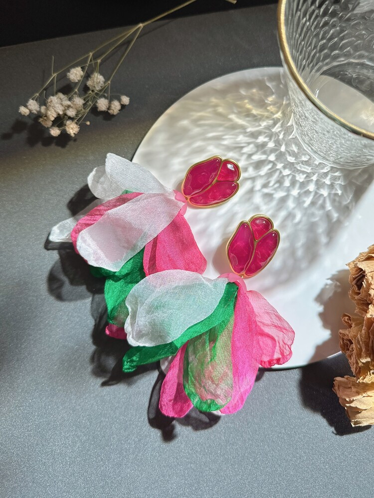 Petal Drop Earrings | SHEIN