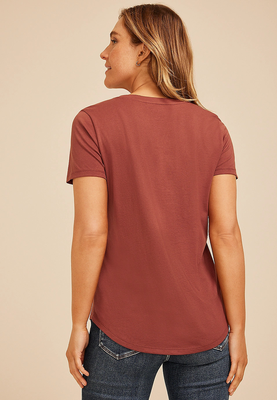 Fall Snoopy And Woodstock Classic Fit Graphic Tee | Maurices