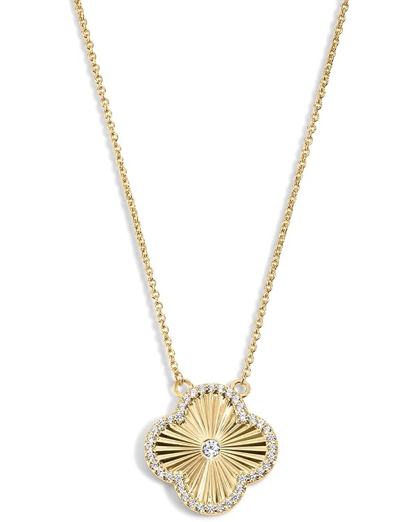 Electric Picks Clover Necklace – Women’s Versatile 14kt Gold Plated Necklace, Lucky Icon Desi... | Amazon (US)