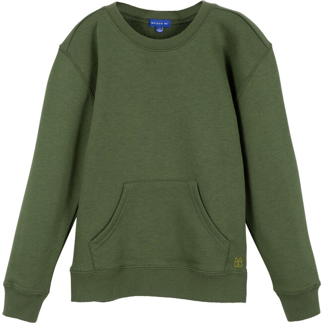 Angus Sweatshirt, Forest Green | Maisonette