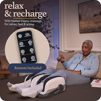 Cloud Massage Shiatsu Foot Massager with Heat - Foot & Calf Massager for Relaxation, Plantar Fasc... | Amazon (US)
