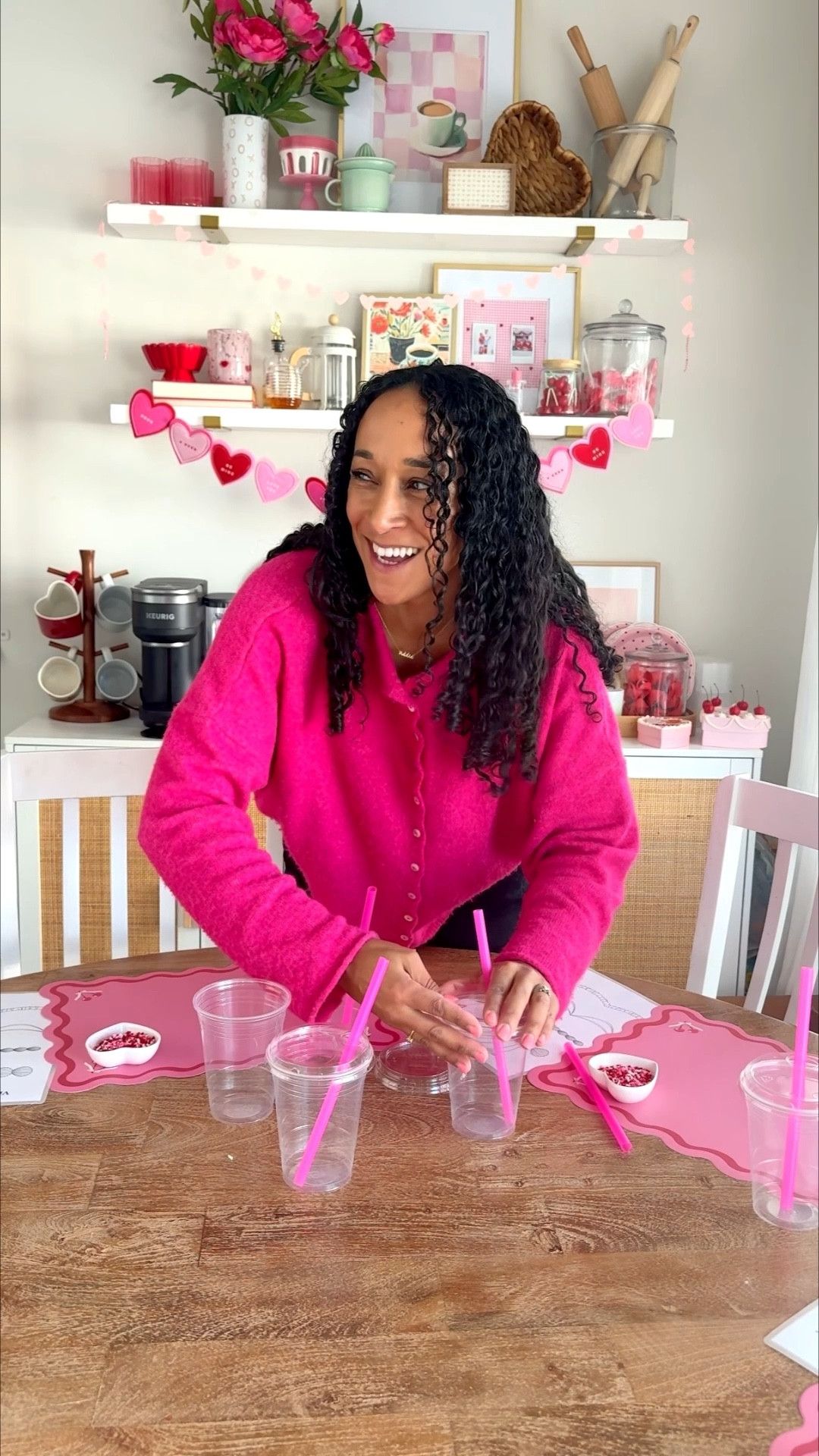 Galentines cake decorating! 