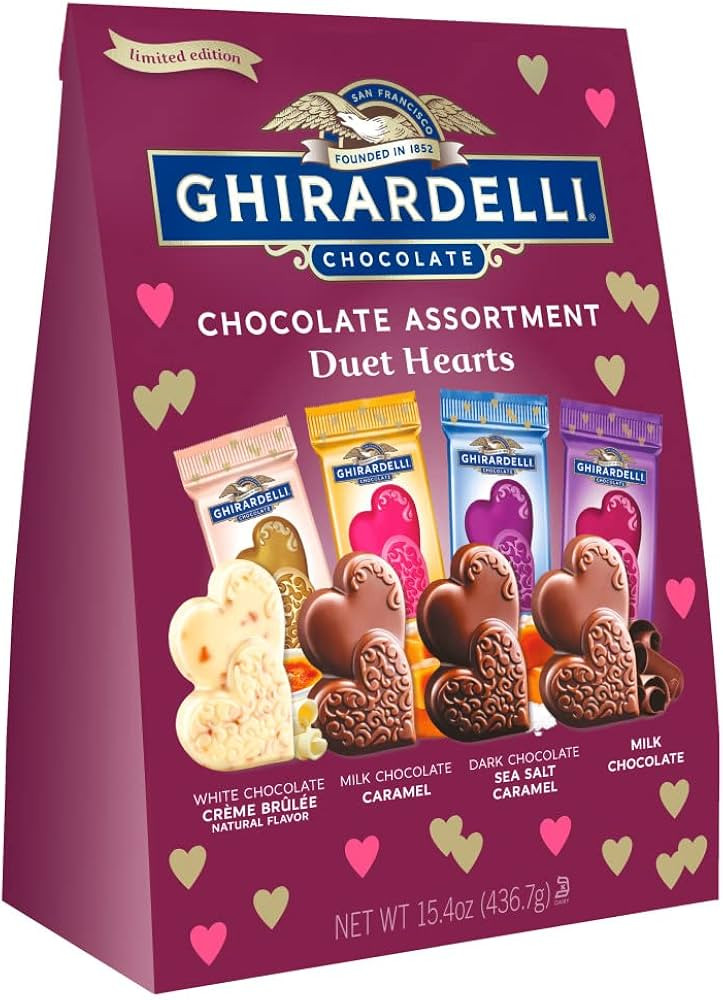 Ghirardelli Chocolate - Chocolate Hearts Assortment | Amazon (US)